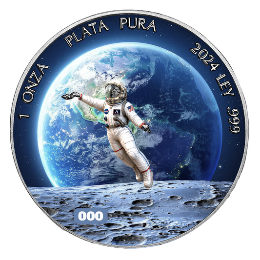 2024 Mexico Libertad Space Edition 1 oz Silver Coin