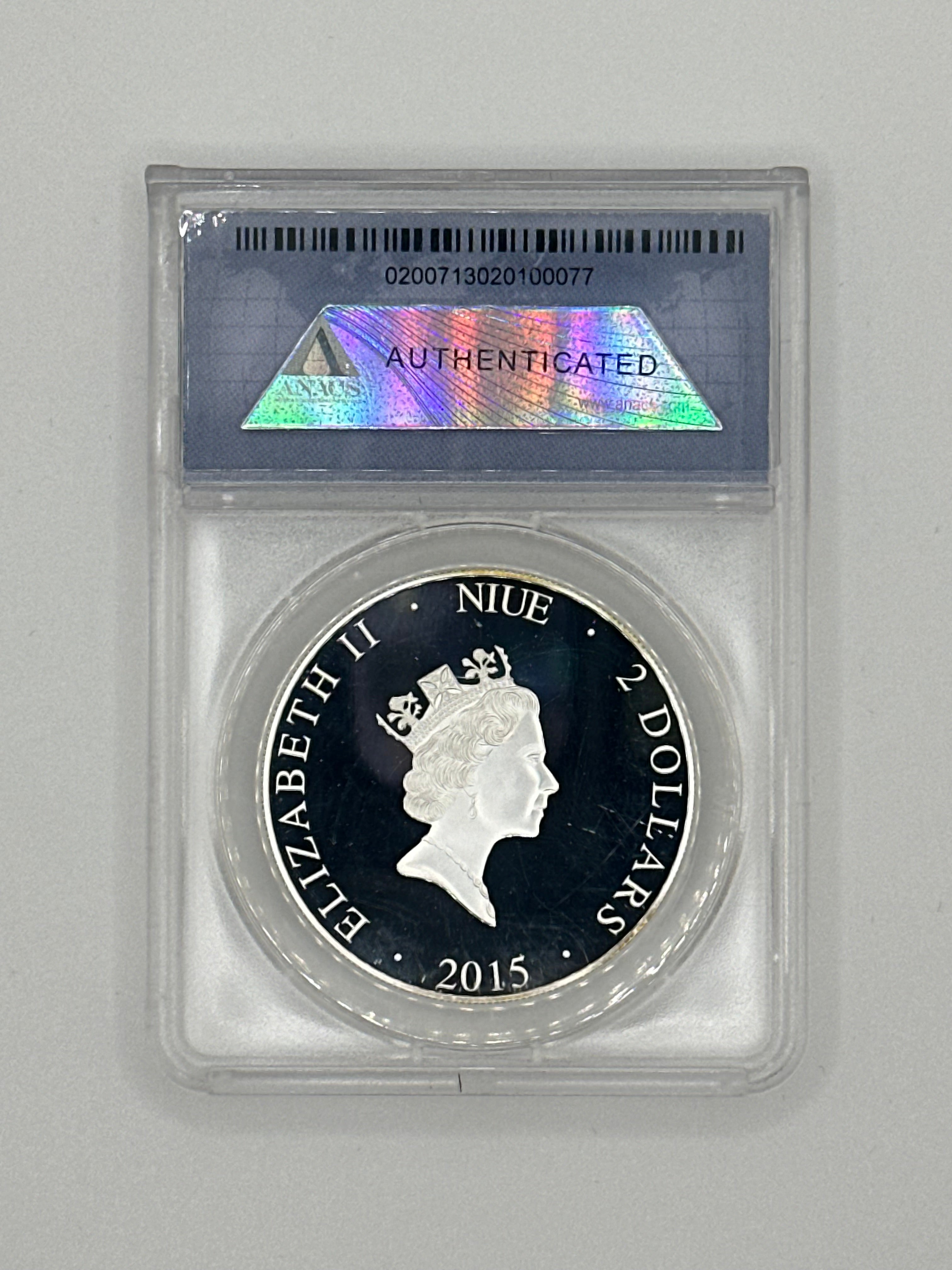 America's National Monuments — Lincoln Memorial Niue $2 PR70 Deep Cameo — ANACS Certified