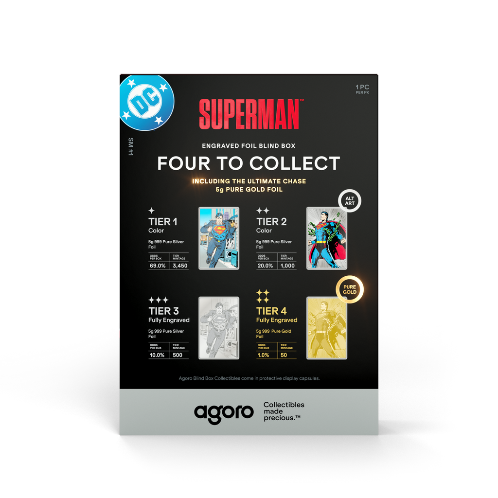 2026 Niue DC Comics Superman Blind Box 5g Silver Foil