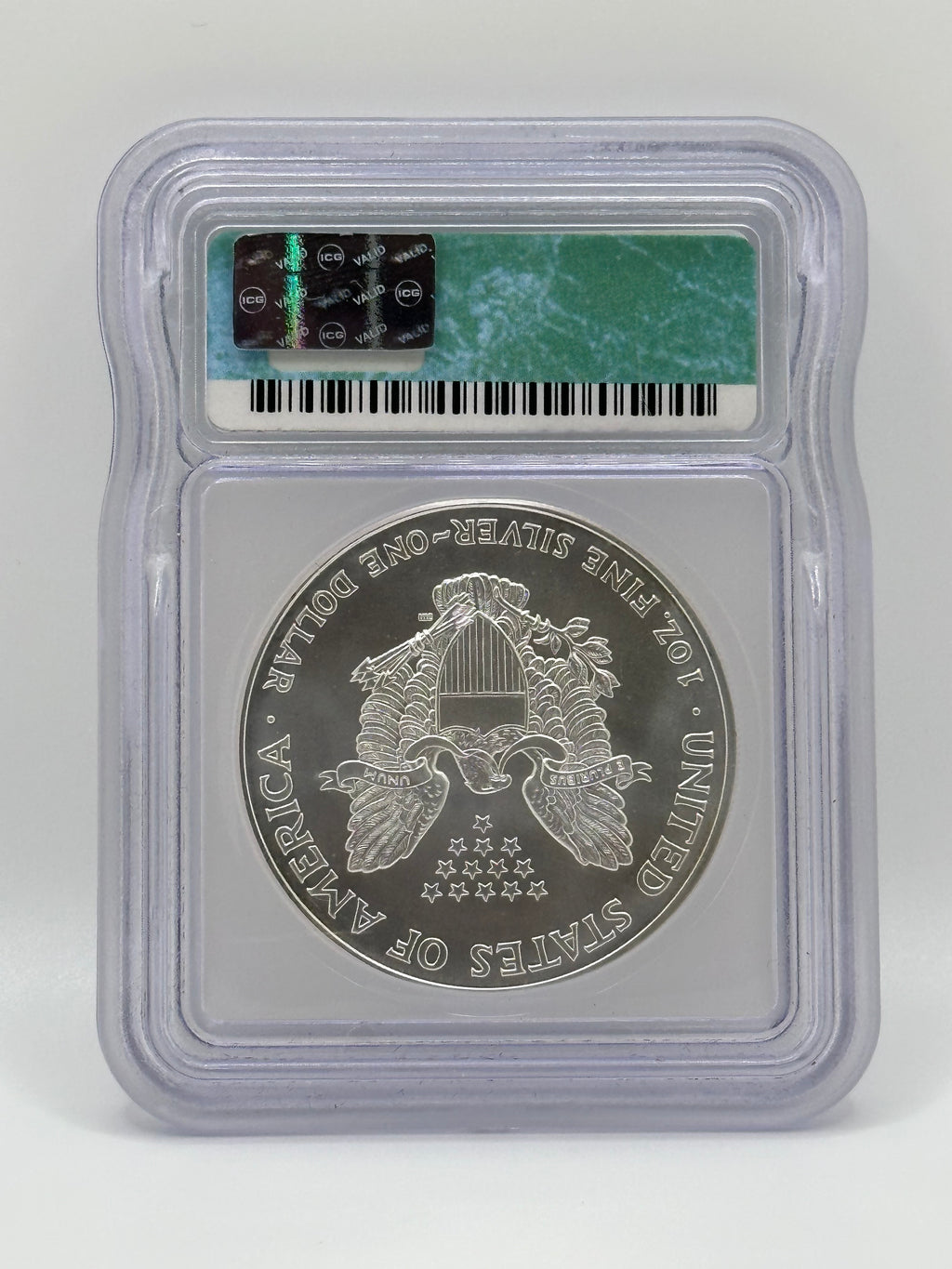 2002 American Silver Eagle $1 MS69 — ICG Certified