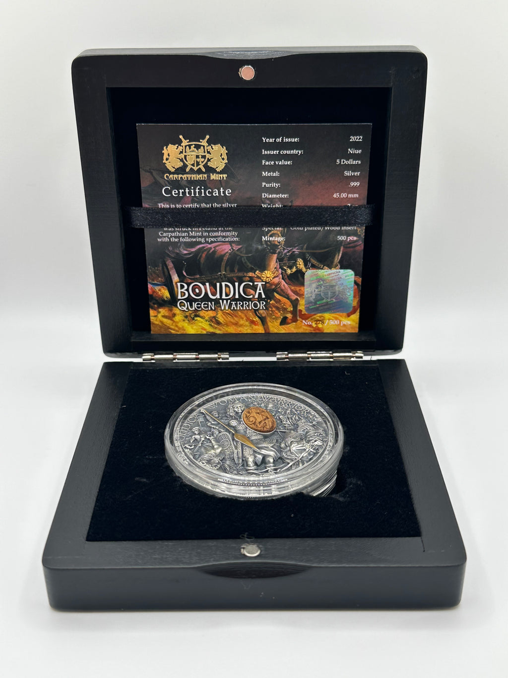 2 oz Colorized Silver Women Warrior Coin