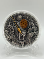 2 oz Colorized Silver Women Warrior Coin
