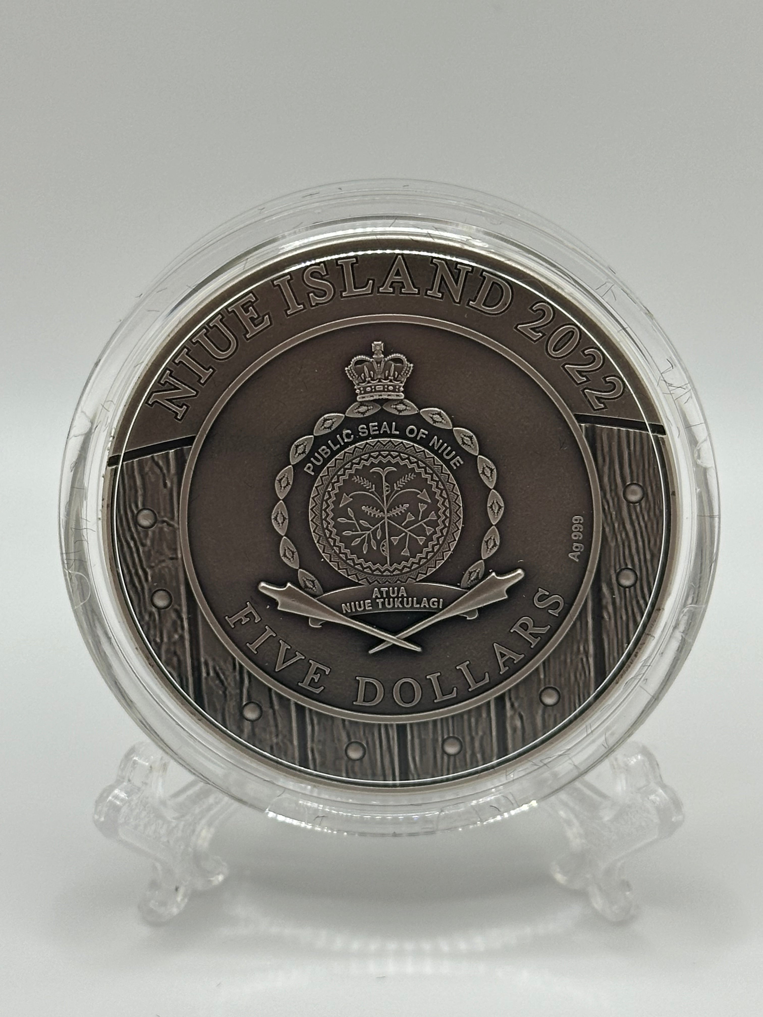 2 oz Colorized Silver Women Warrior Coin