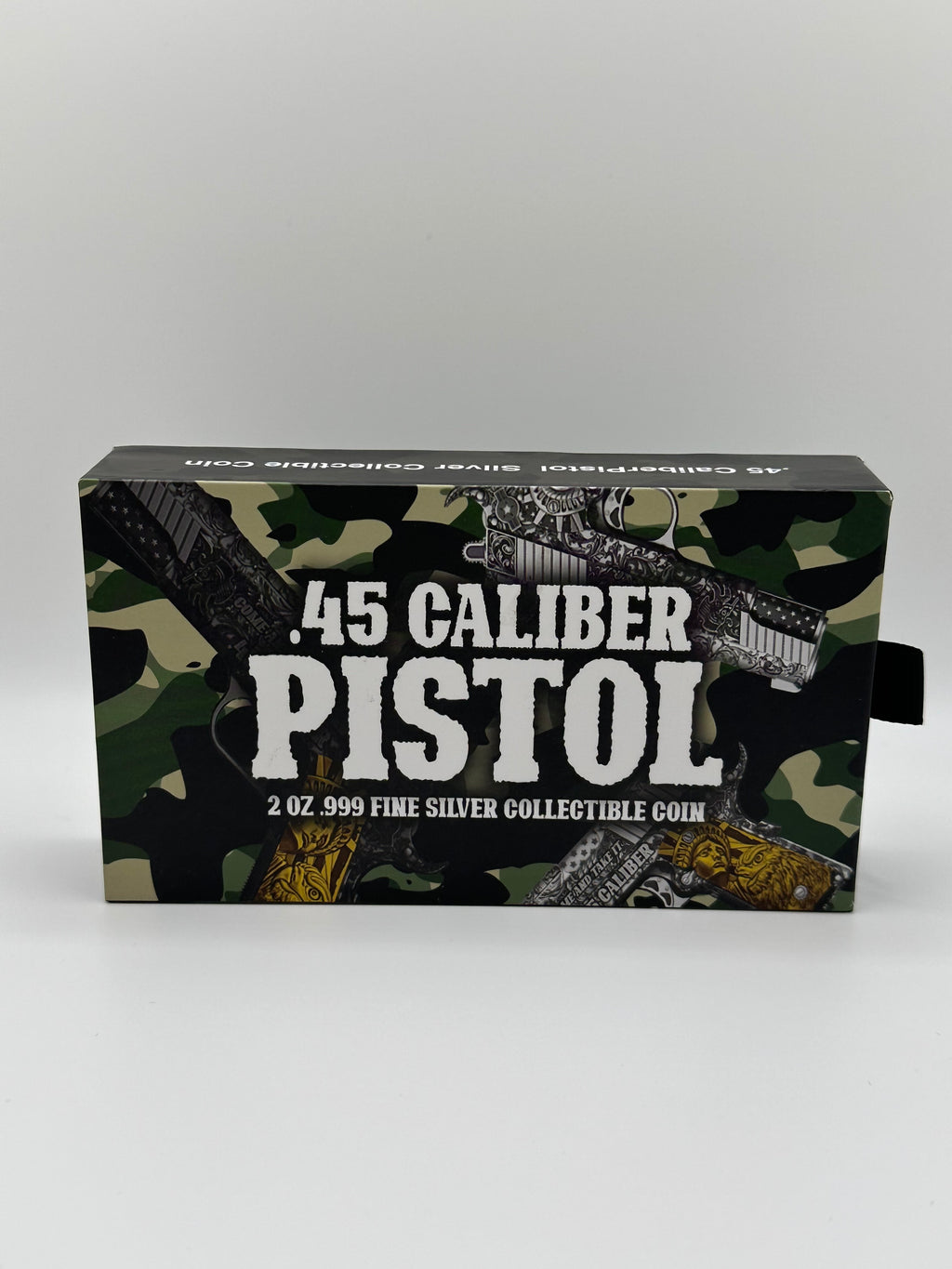 2 OZ SILVER .45 CALIBER PISTOL