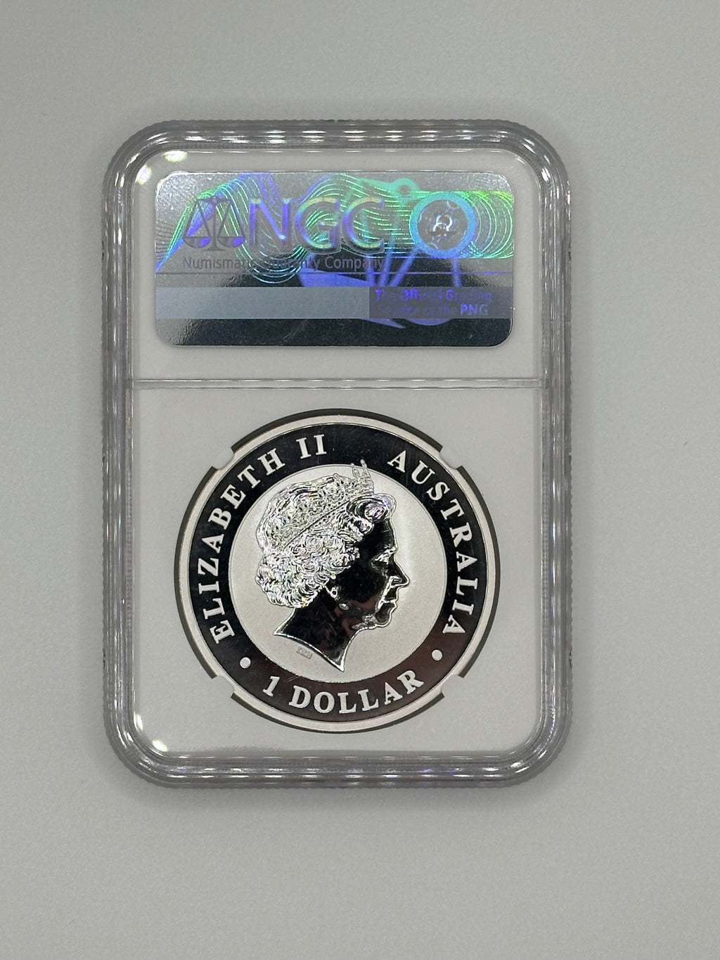 2013-P Australia 1 oz Silver Kookaburra with Snake Privy MS70 — NGC Certified