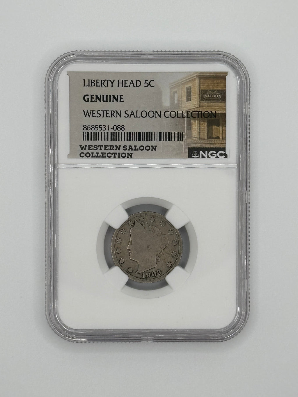Liberty Head Nickel 5C — NGC Genuine | Western Saloon Collection