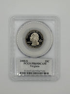2000-S Virginia State Quarter 25C PR69 Deep Cameo — PCGS Certified