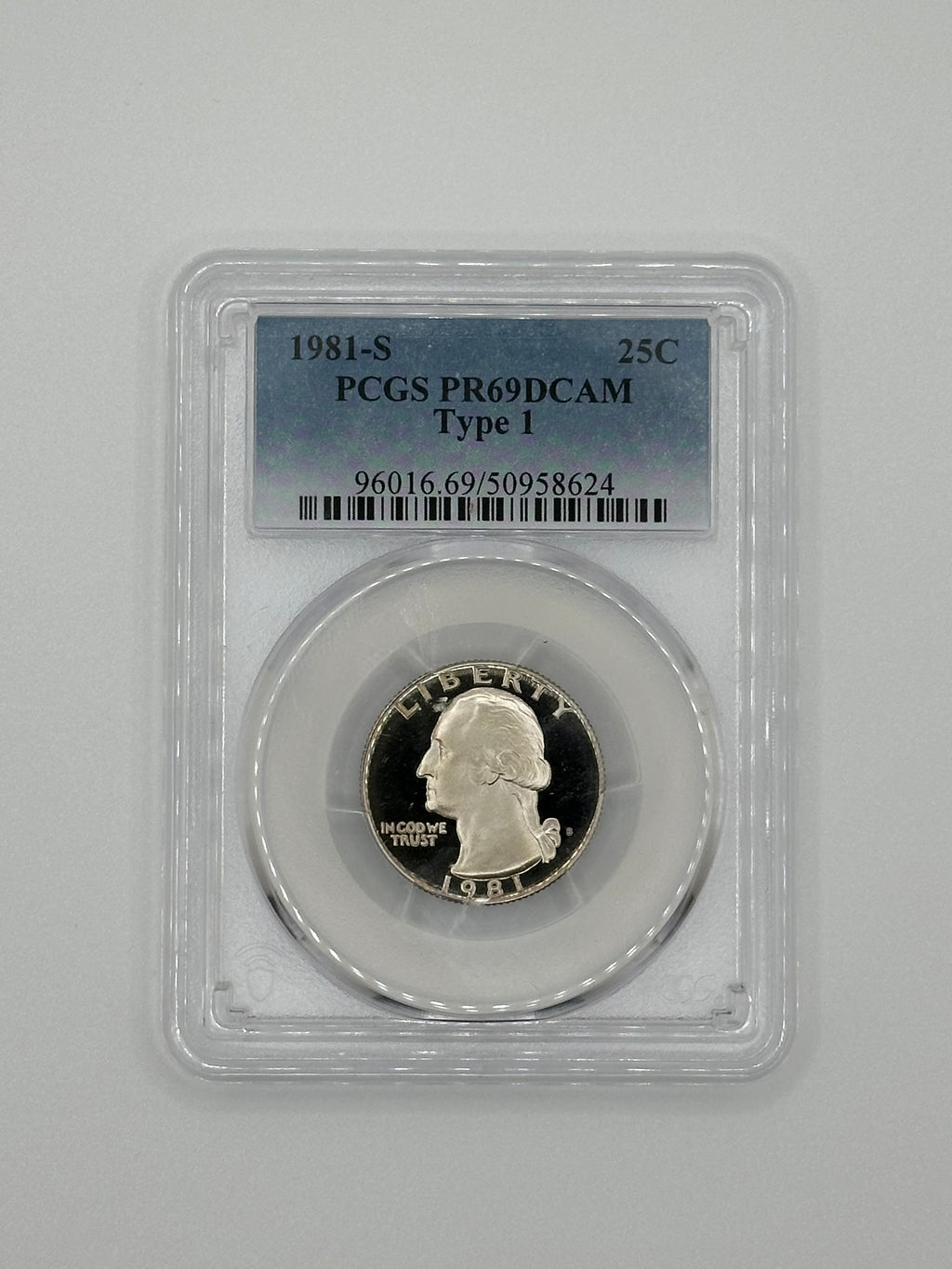 1981-S Washington Quarter 25C PR69 Deep Cameo — PCGS Certified