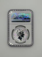 2023 Great Britain 1 oz Silver Britannia QE II Obverse MS69 — NGC Certified