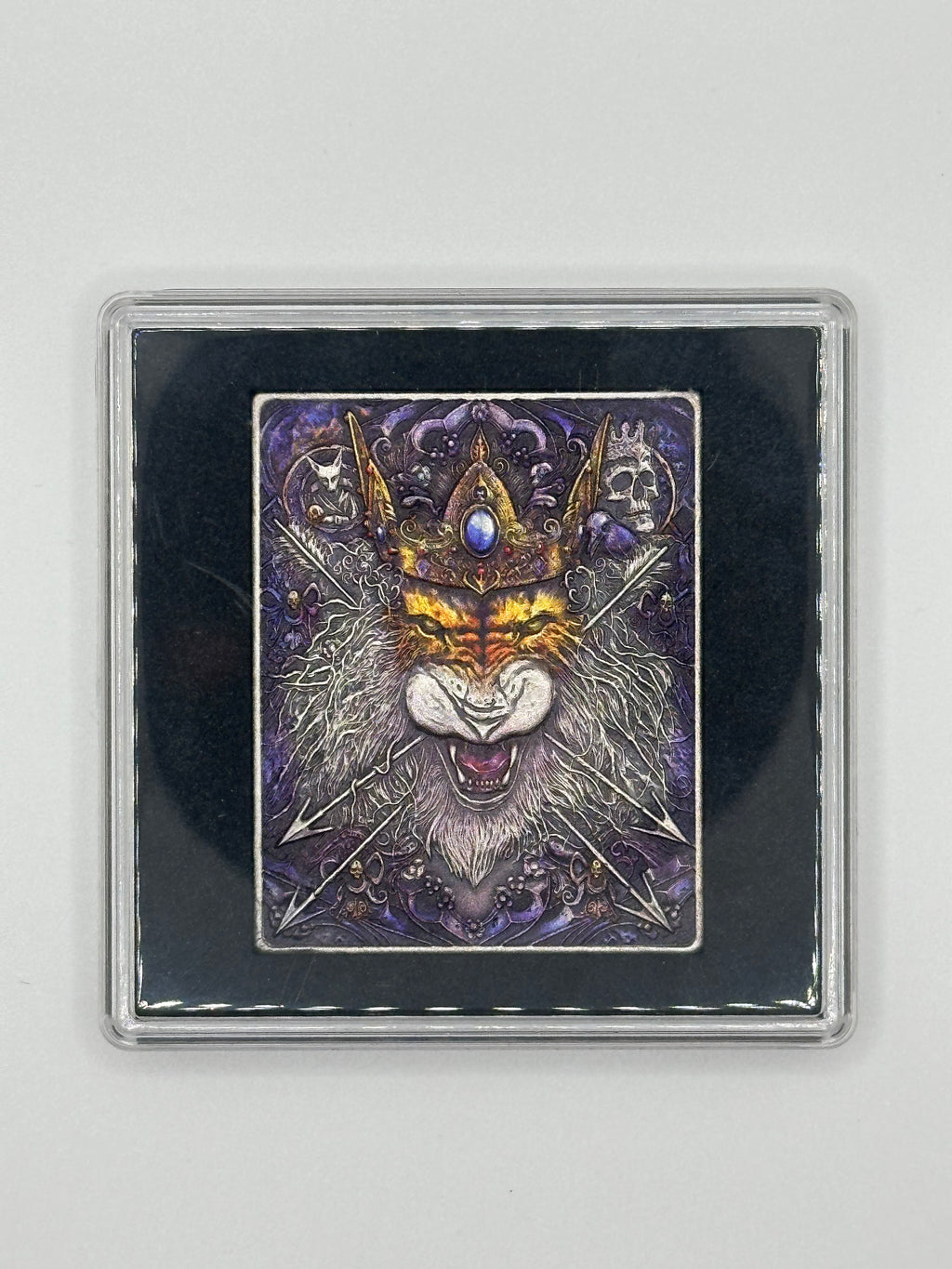 2024 Niue Dark Nature The Lion 50g .999 Silver Coin