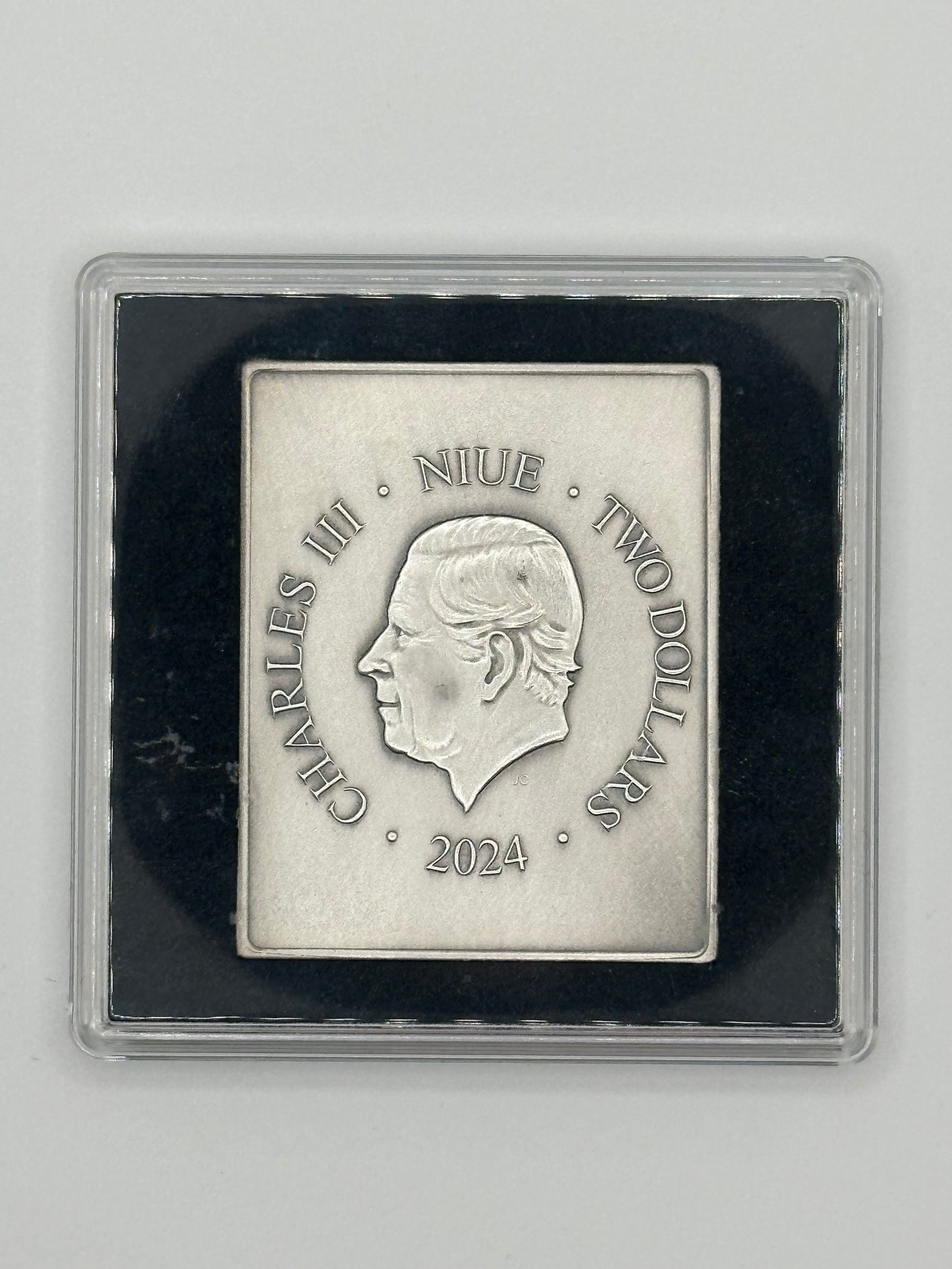 2024 Niue Dark Nature The Lion 50g .999 Silver Coin