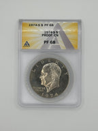 1974-S Eisenhower Dollar $1 Proof Clad — ANACS Certified