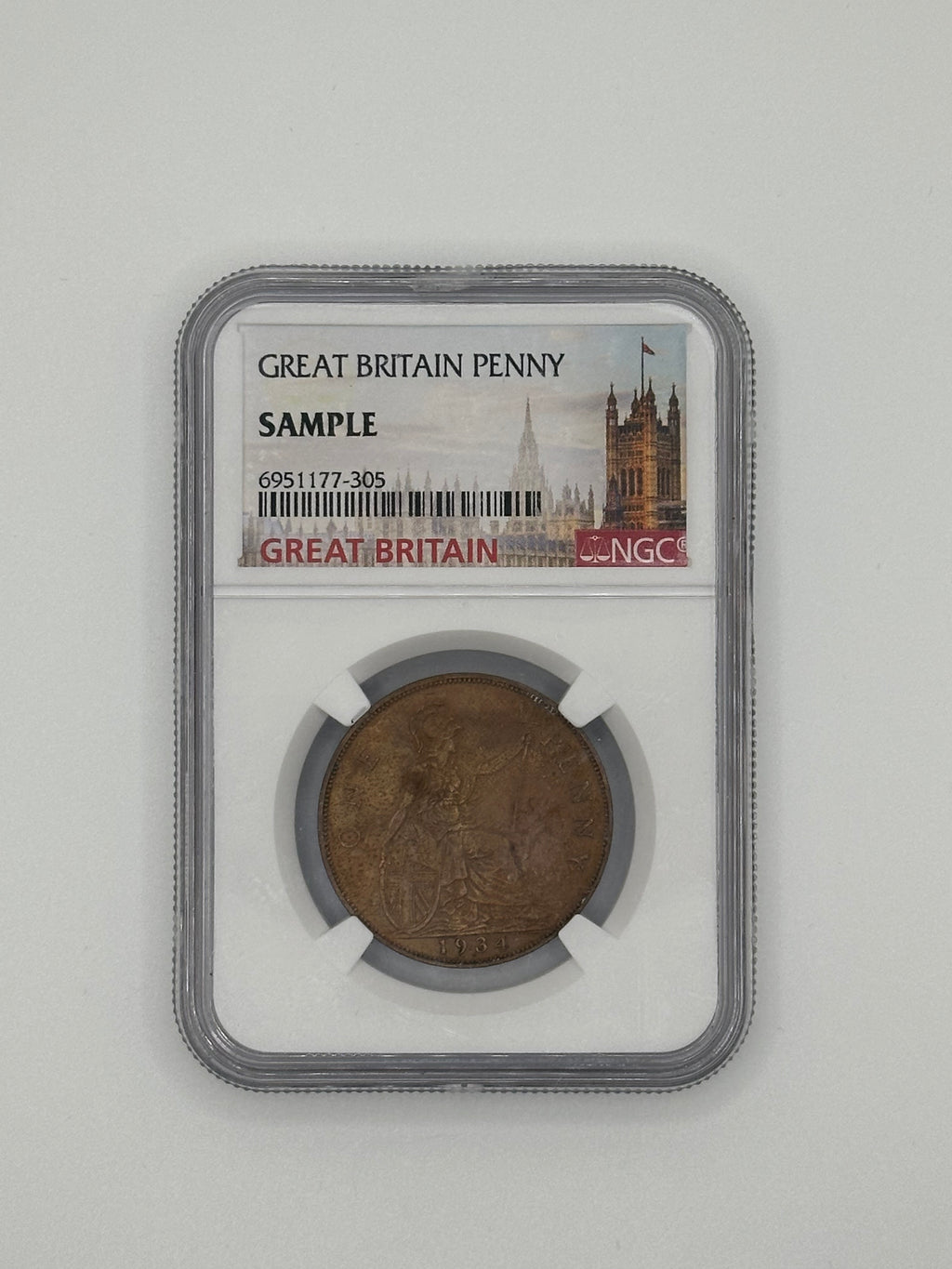 Great Britain Penny — NGC Sample Certified