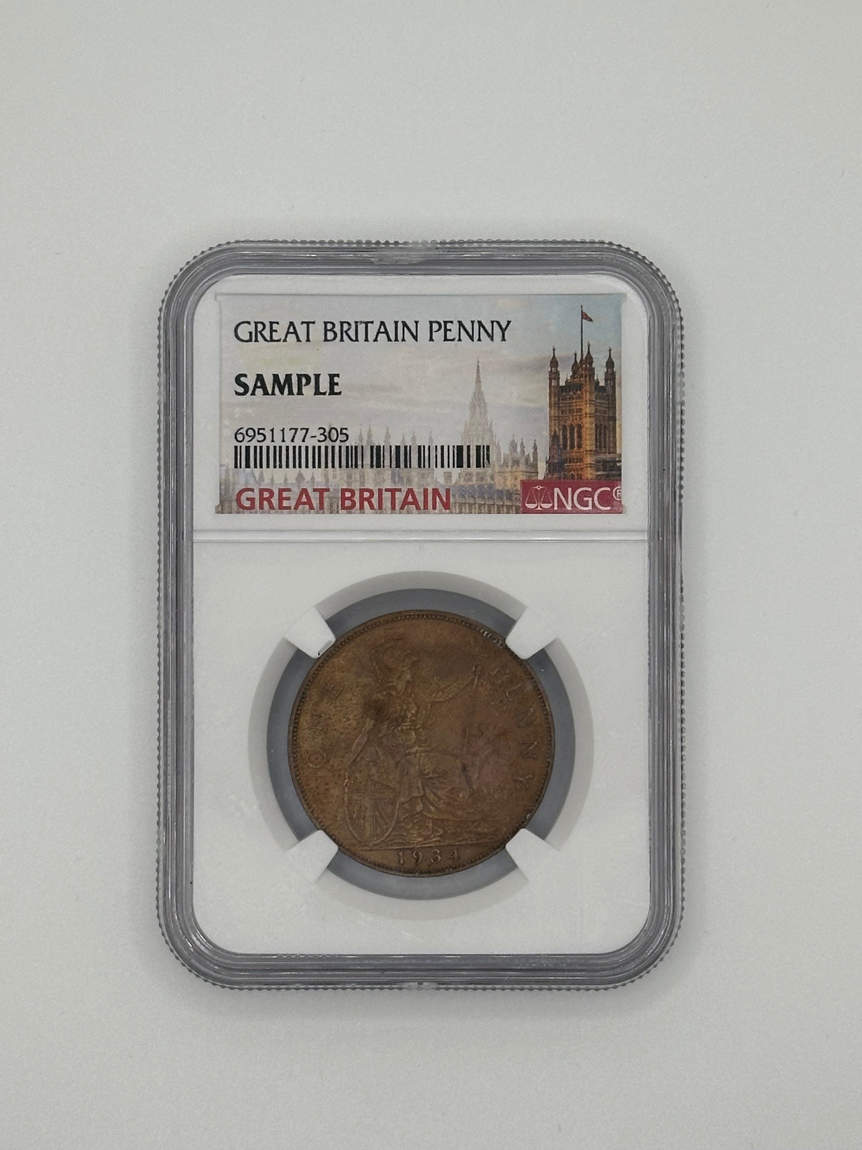 Great Britain Penny — NGC Sample Certified