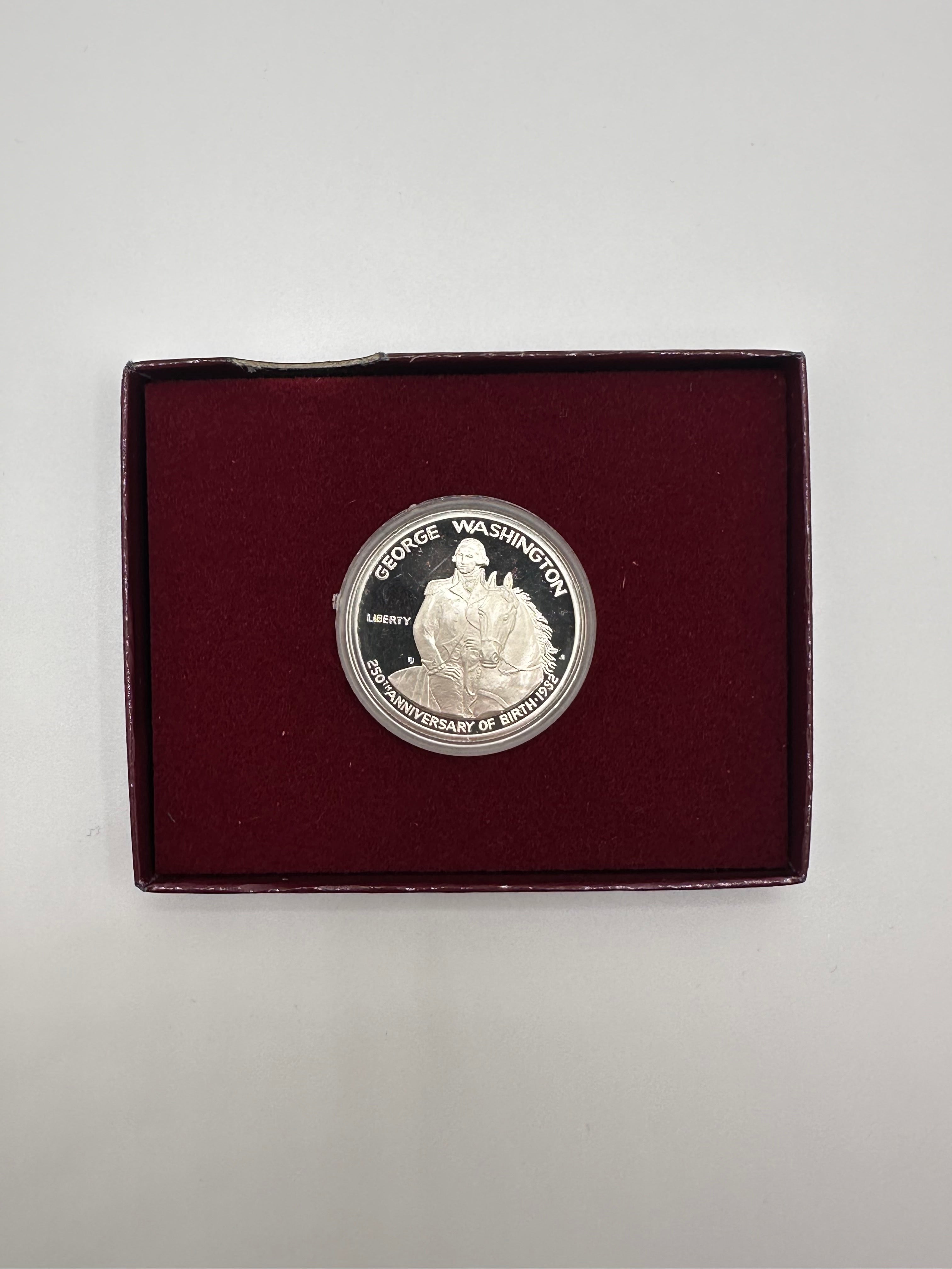 250 Years of American History in Sterling Silver — 1732–1982 George Washington Commemorative Half Dollar Proof