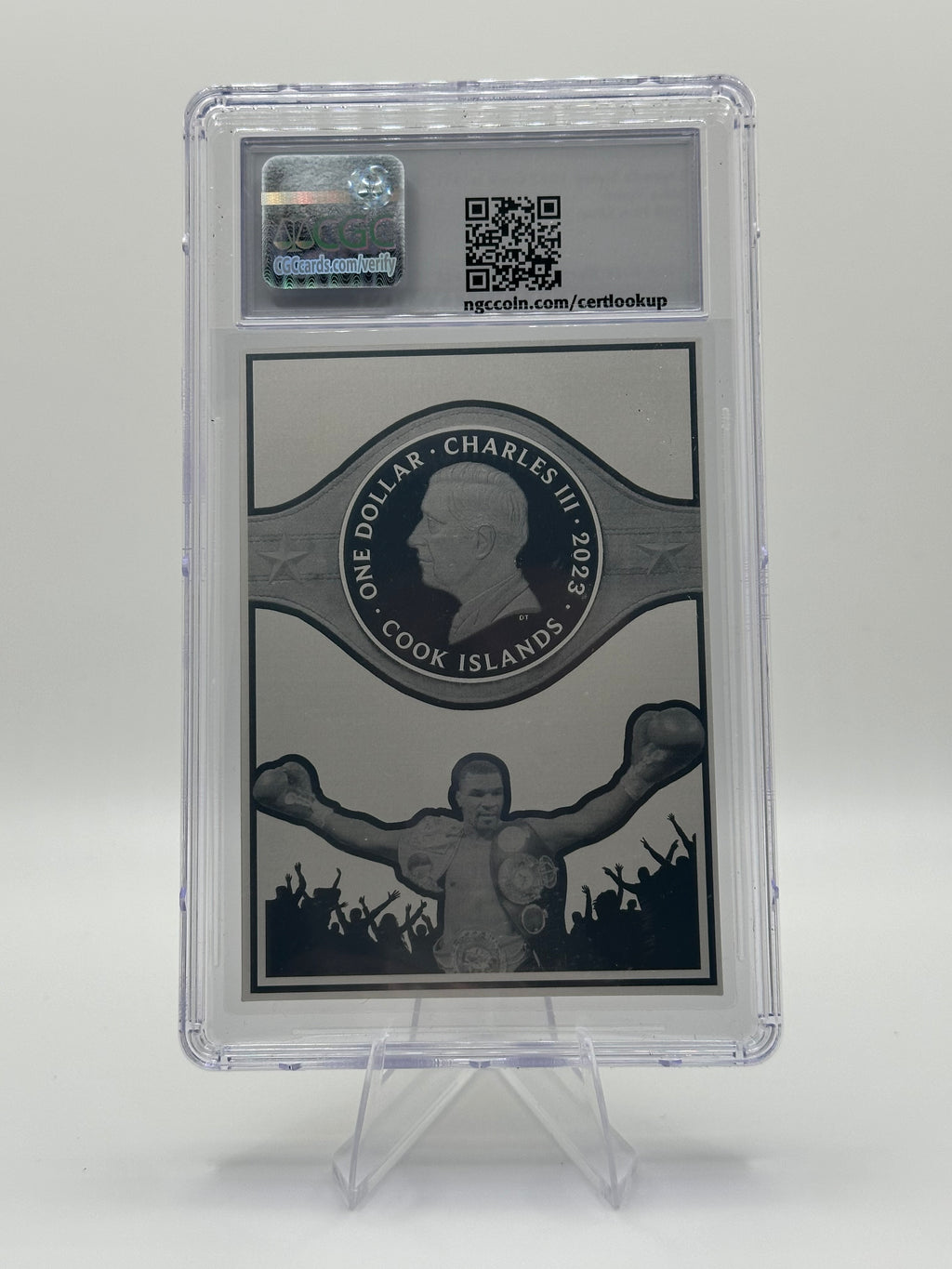 Legends Series: 2023 Cook Islands $1 Mike Tyson .999 Fine Silver 3g Celebrity Box