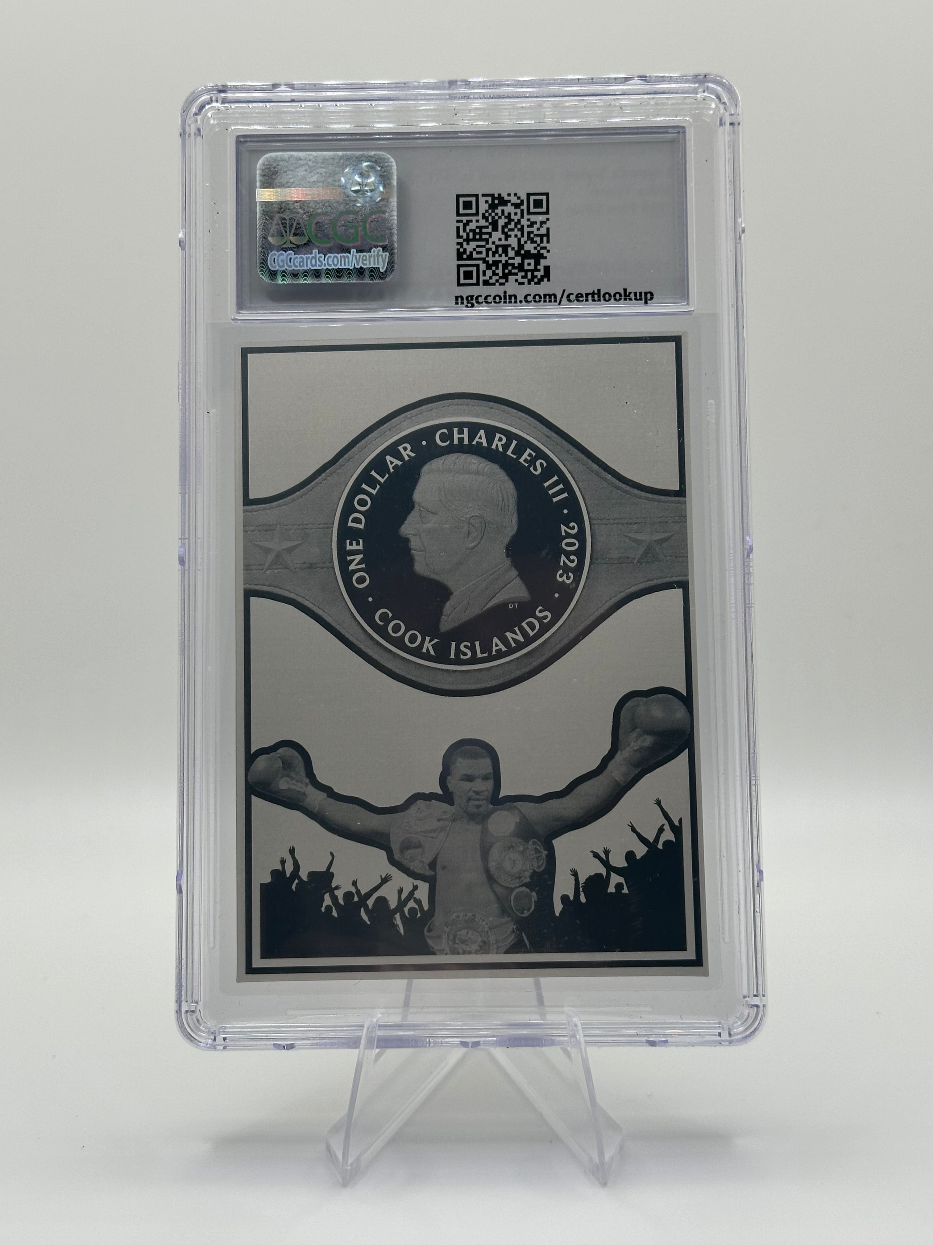 Legends Series: 2023 Cook Islands $1 Mike Tyson .999 Fine Silver 3g Celebrity Box