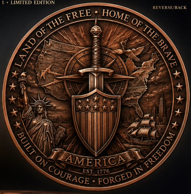 1oz Copper Coin – Minted Legacy Bullion Edition (Limited to 100)