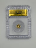 ICG MS70 The Coin Shack (TCS) Fractional Gold Coin – 1/200 oz Gold