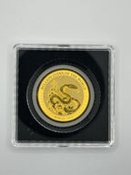 Fractional Gold Snake Round – 1/200 oz Gold