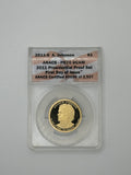 2011-S Andrew Johnson Presidential Dollar – ANACS PR70 DCAM | First Day of Issue #0696/3,927