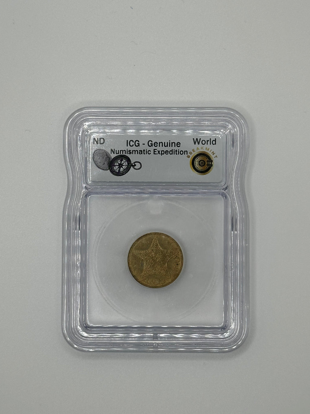 1974 Commonwealth of the Bahamas One Cent – ICG Genuine | Numismatic Expedition World Coin
