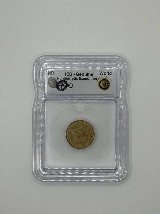 1974 Commonwealth of the Bahamas One Cent – ICG Genuine | Numismatic Expedition World Coin