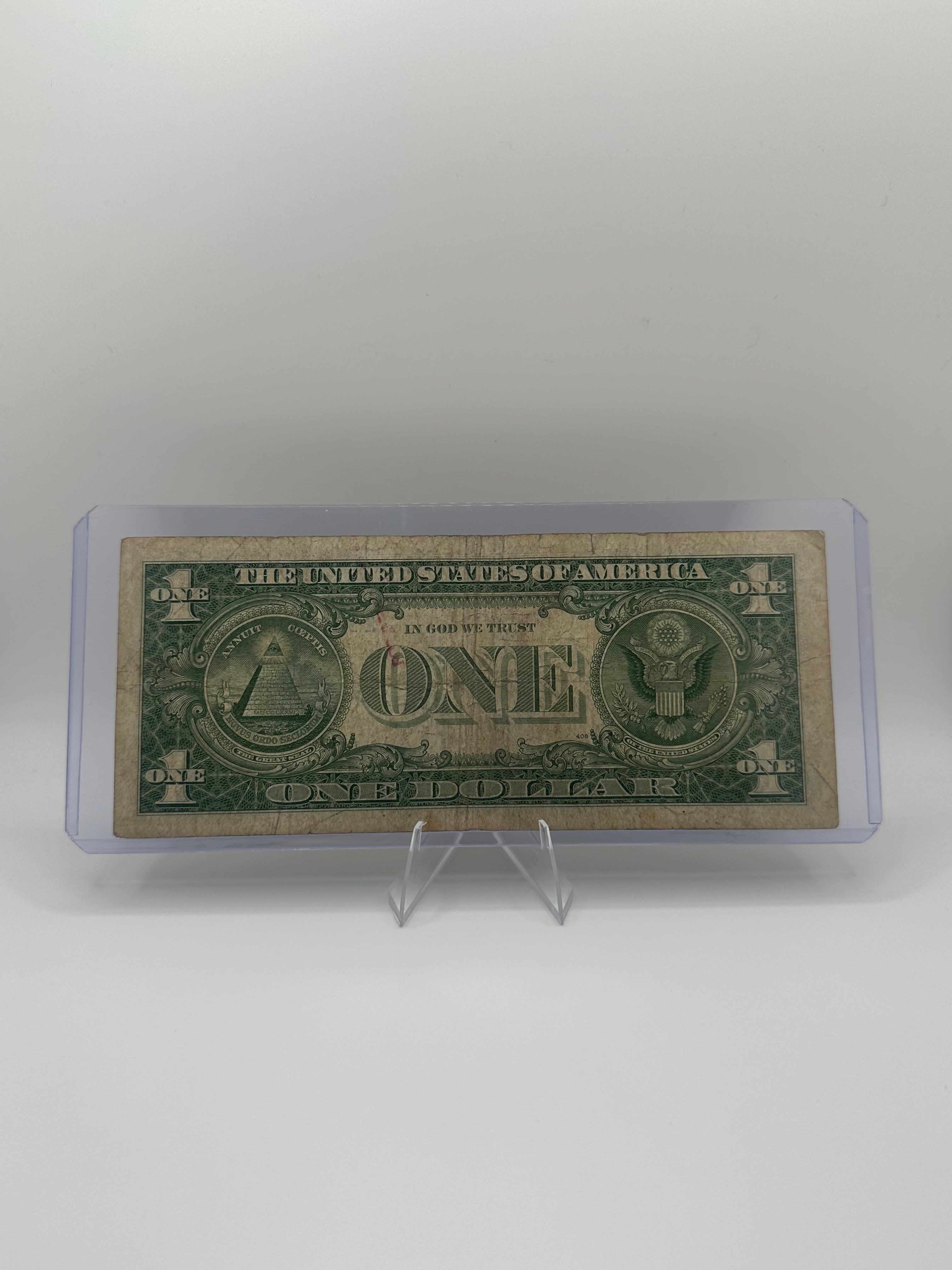 $1 Silver Certificate – Random Year, Raw Circulated