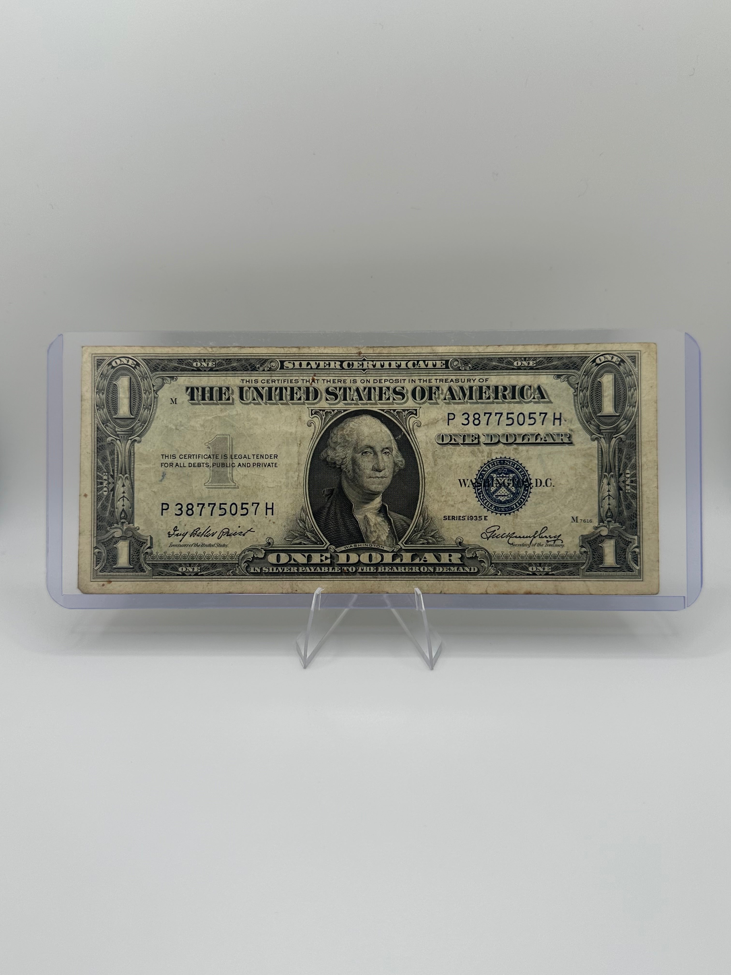 $1 Silver Certificate – Random Year, Raw Circulated