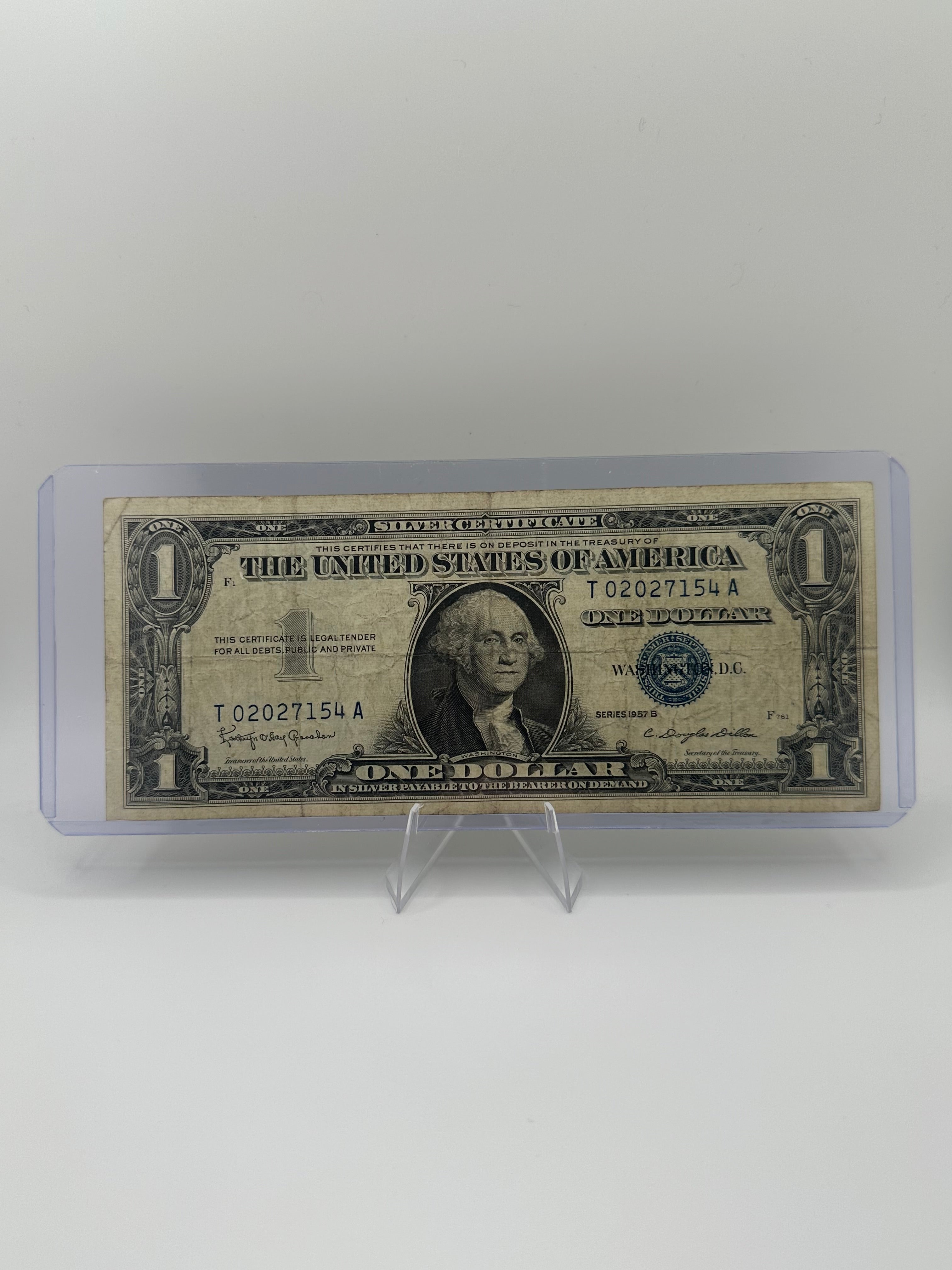 $1 Silver Certificate – Random Year, Raw Circulated
