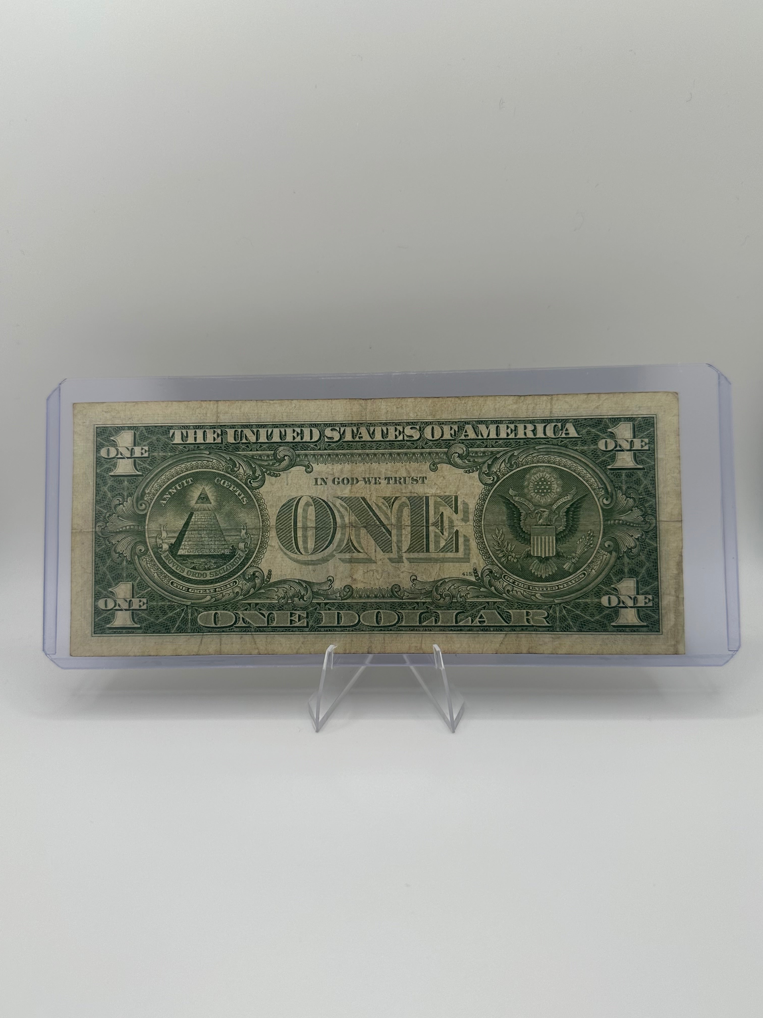 $1 Silver Certificate – Random Year, Raw Circulated