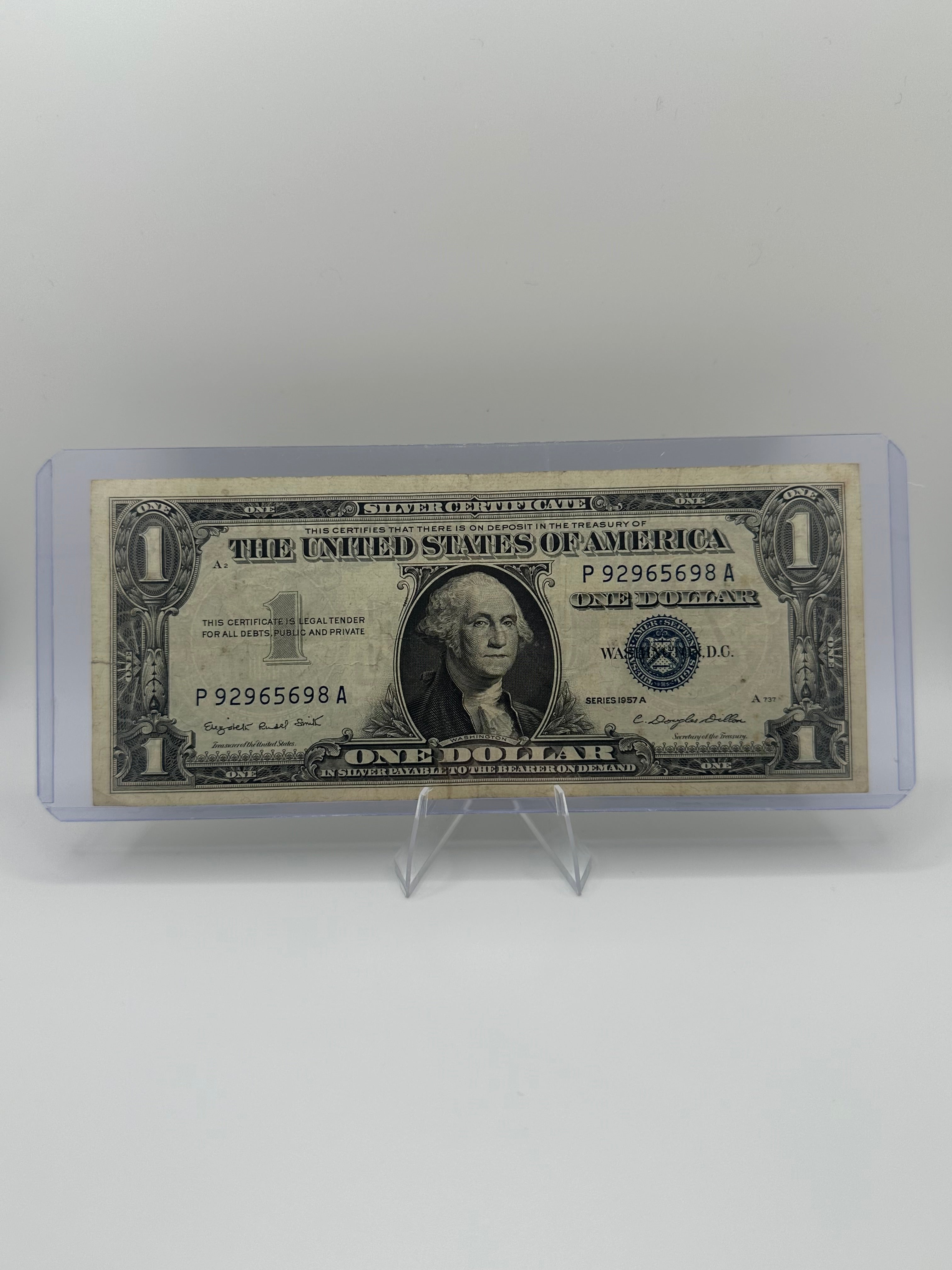 $1 Silver Certificate – Random Year, Raw Circulated