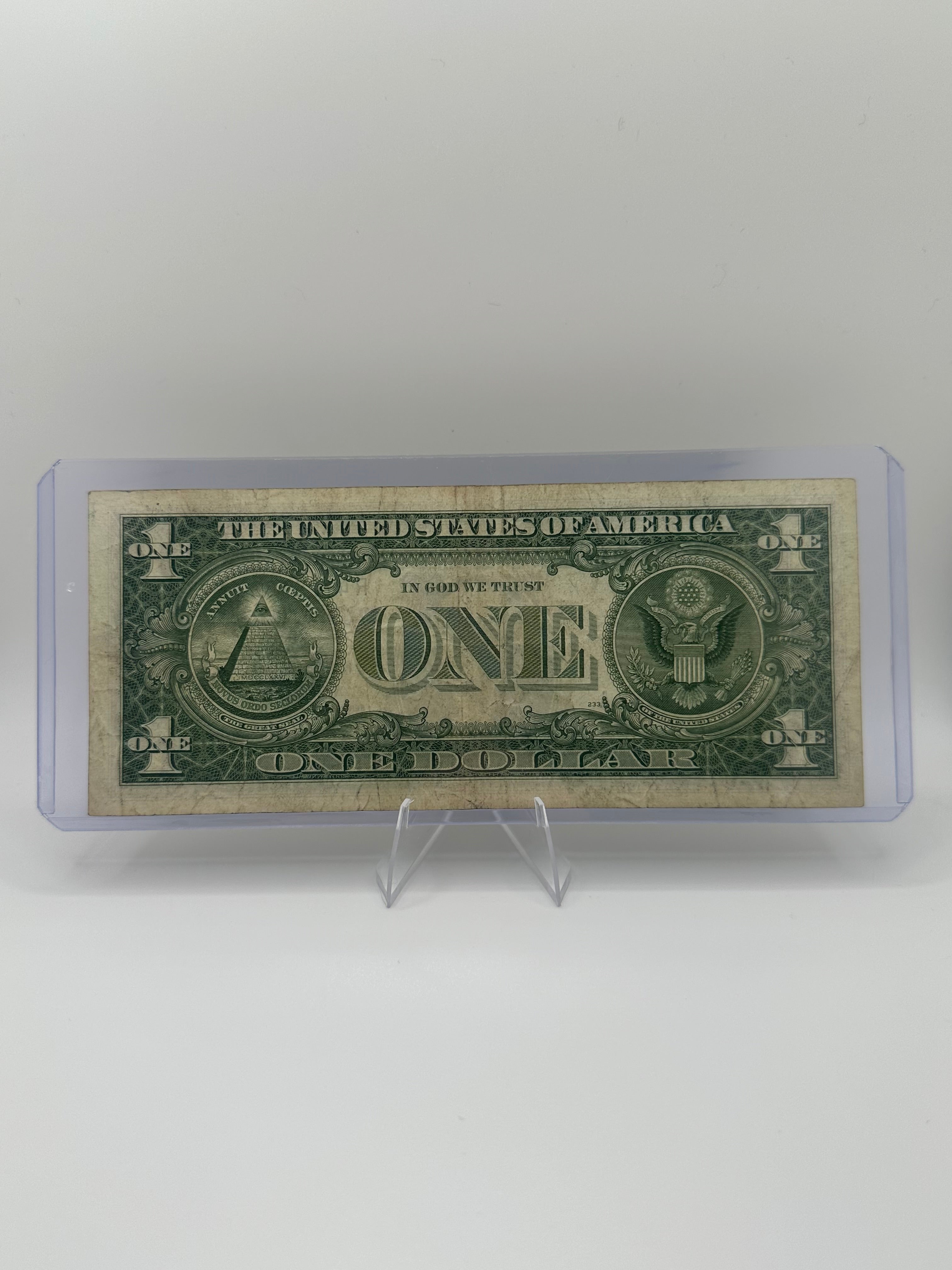 $1 Silver Certificate – Random Year, Raw Circulated
