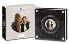 2024 Great Britain Star Wars Han Solo & Chewbacca Colorized 8g Silver Coin